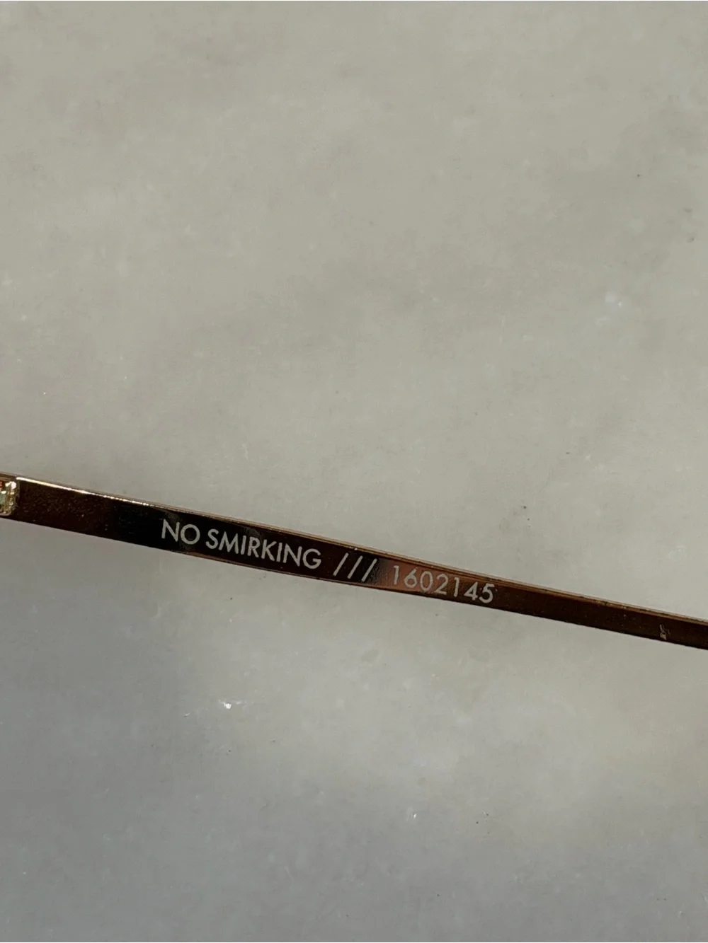 Le Specs no smirking matte black-gold Sunglasses